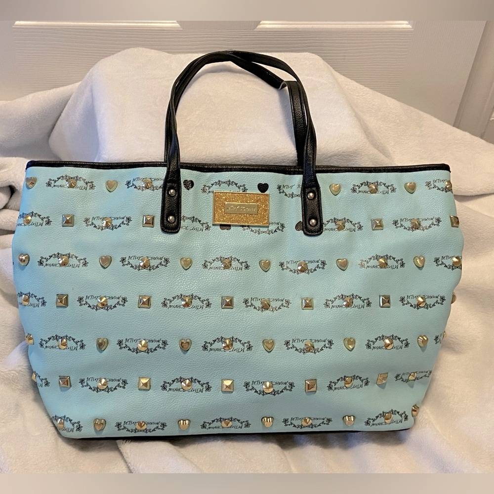 Betsy Johnson Studded Tote